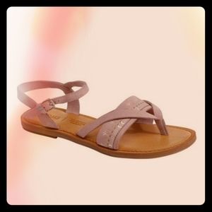 NWT TOMs Lexie Burnished Lilac Strappy Sandal